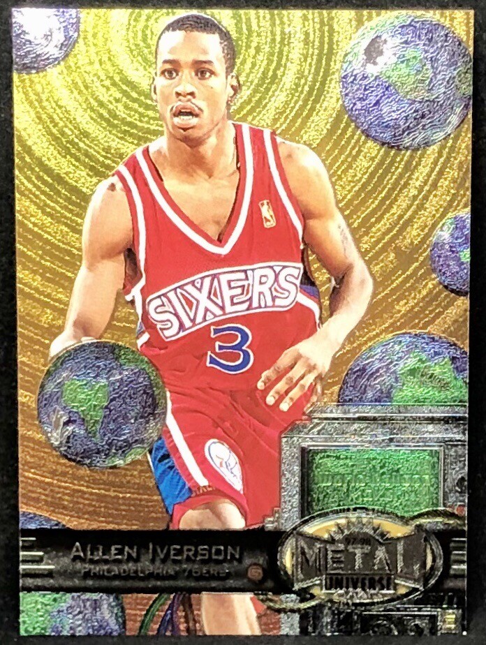 ALLEN IVERSON 97-98 Skybox Metal Universe #20 BASE CARD