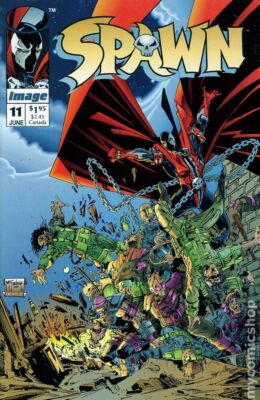 Spawn #11D Direct Variant FN 1993 Stock Image