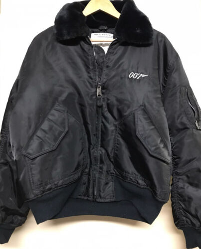 007 tomorrow never dies Jacket bomber Flyer Bond Vintage 007 tomorrow never dies Jacket bomber Flyer Bond Vintage