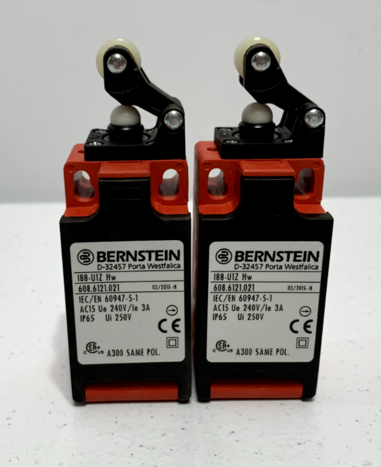 Bernstein I88-U1Z Hw 608.6121.021 Limit Switch, Lever 240V 3A (lot of 2) | eBay Bernstein I88-U1Z Hw 608.6121.021 Limit Switch, Lever 240V 3A (lot of 2) | eBay