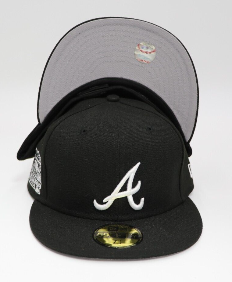 Черная облегающая шляпа New Era 59Fifty Atlanta Braves 2002 All Star Game