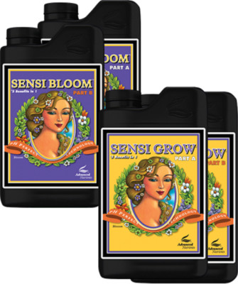 Advanced Nutrients Sensi Grow & Bloom 1 Liter Set - A & B 1 Liter ea - 4 bottles