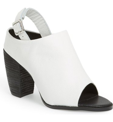 SOL SANA 'Pip' Sandal, White Pebbled Leather, Women Size 41 (9.5-10) $159 NEW 