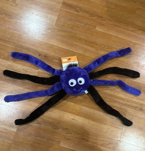 Zippy Paws Halloween Spider Dog Toys: Orange & Black NWT 34