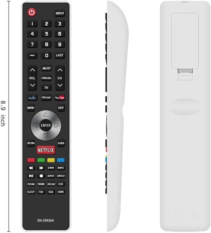 En-33926a Remote Control For Hisense Smart Tv 32k366w 40k366wb 32k20dw 50k610