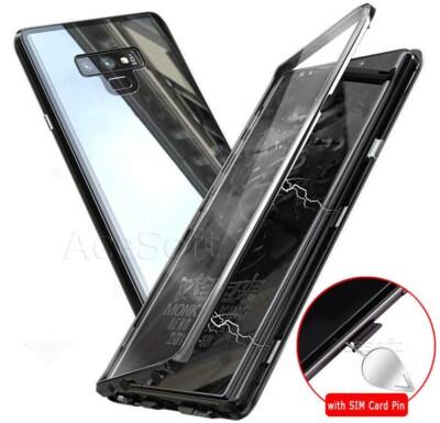NEW Magnetic Adsorption Metal Bcak Cover Case for Samsung Galaxy Note 9 SM-N960U