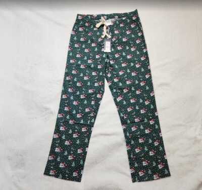 New mens Vineyard Vines Santa whale skis & trees Christmas lounge pajama pants
