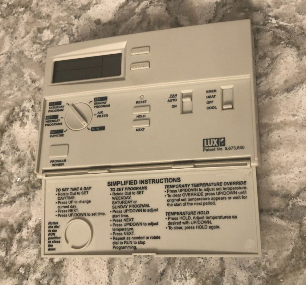Lux 1500 Programmable Thermostat Homethermostat