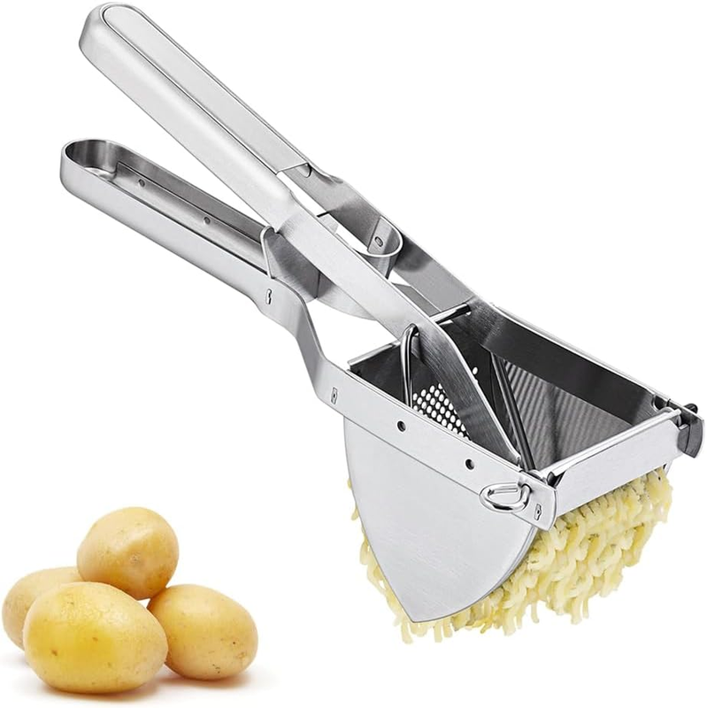 Potatoes Masher, Stainless Steel Potato Masher, Heavy Duty Manual Crusher | Frui