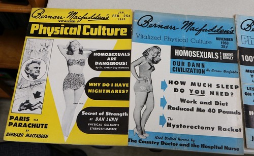 1953~5 Issues  PHYSICAL CULTURE Magazine Bernarr Macfadden - Fitness 1668 D-1