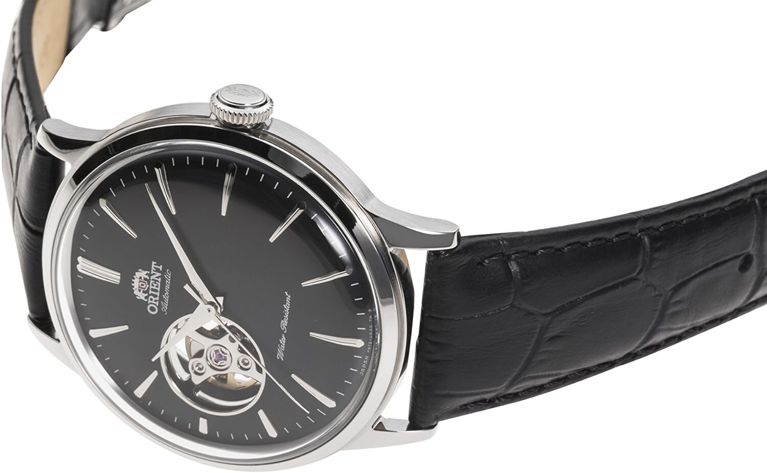 Pre-owned Orient Bambino Automatic Watch Mechanical Automatic Open Heart Rn-ag0007b Men's