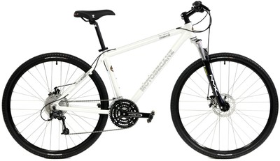 MOTOBECANE ELITE ADVENTURE 23" WHITE ADVENTURE HYBRID w/ SHIMANO