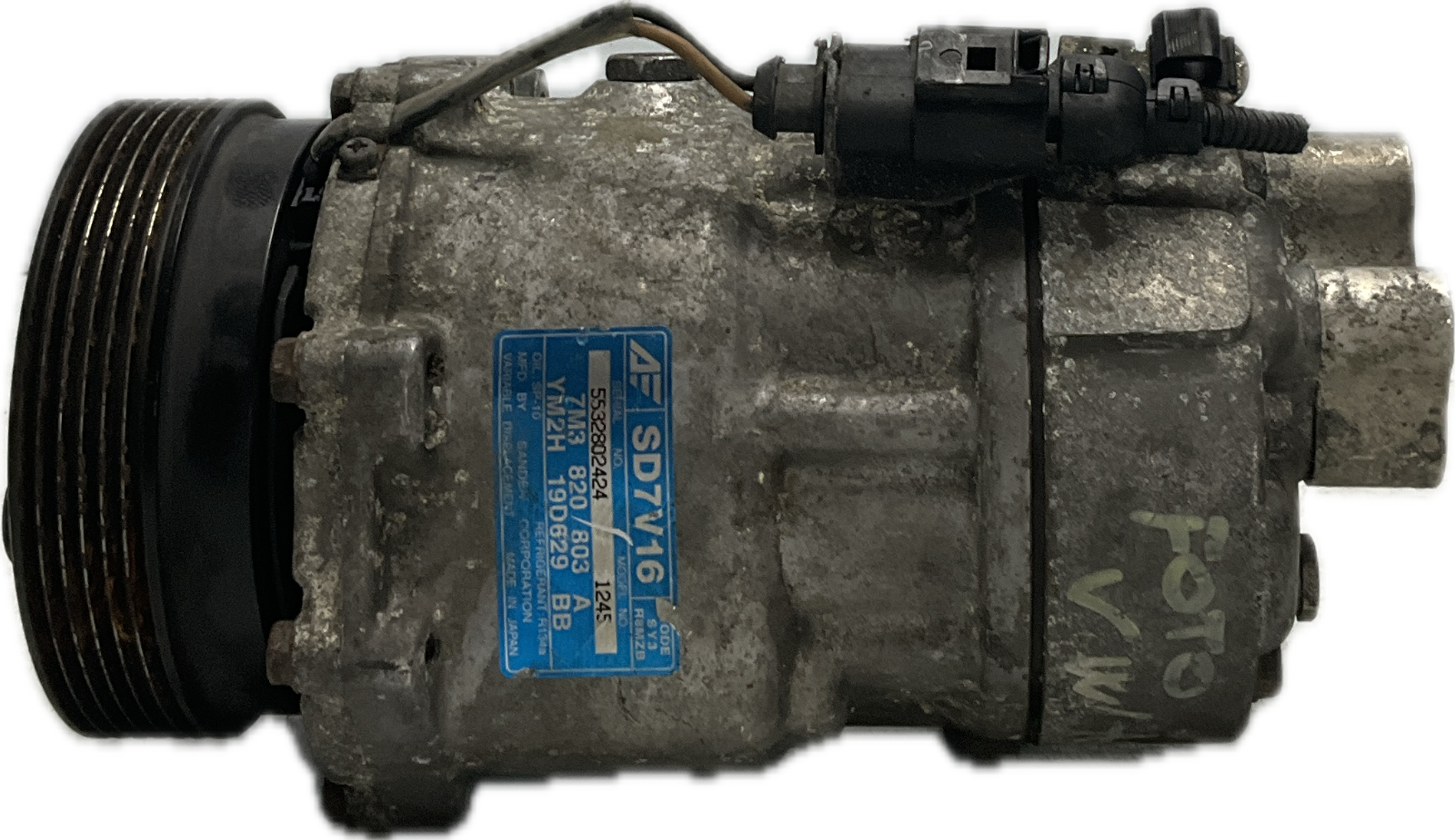 Compressore clima aria condizionata SEAT ALHAMBRA codice ricambio YM2H19D629BB