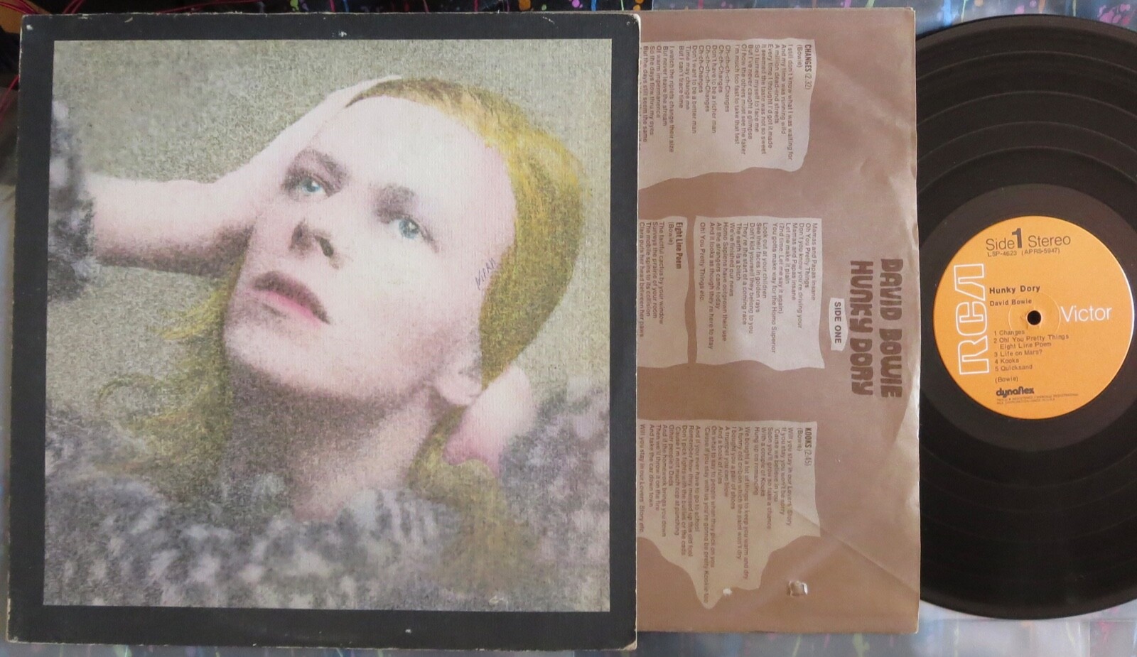 DAVID BOWIE『BOWPROMO1』HUNKY DORYレコード LP David Bowie