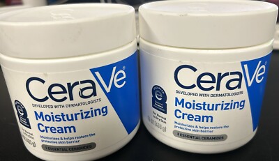 2 PK CeraVe Moisturizing Cream Body Cream, 16 Ounces  (D3)