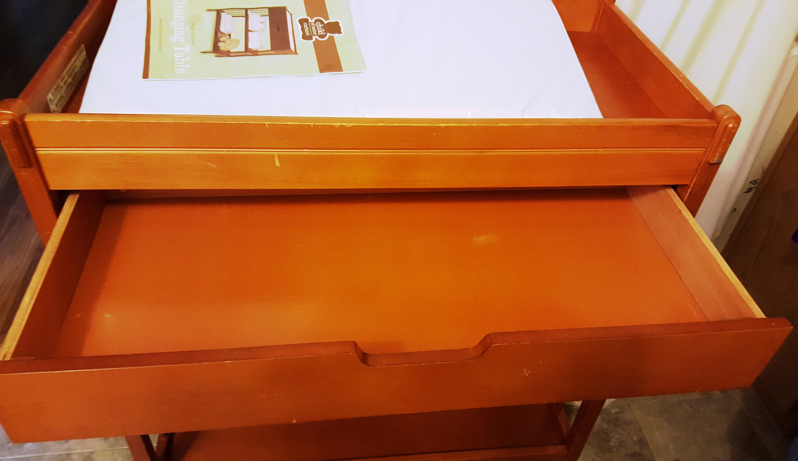 Child of Mine Made to Grow Baby Infant Changing Table - Carter's - Local PU-Nice