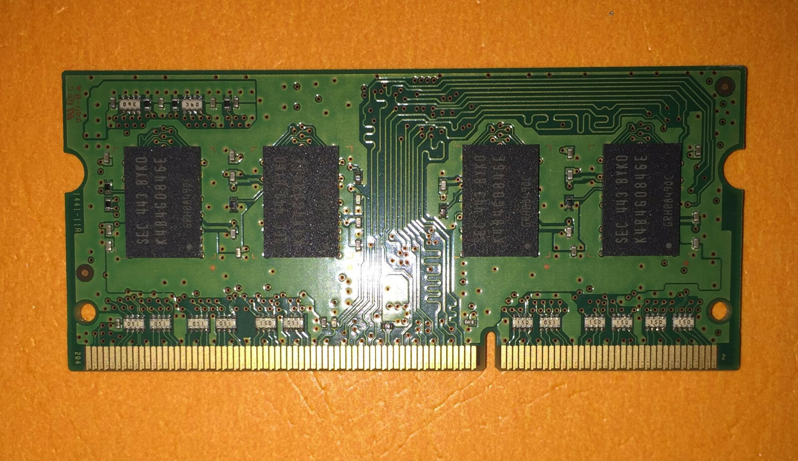 Samsung 4GB DDR3L PC3L-12800s 1600MHz SO-DIMM Laptop Ram Memory M471B5173EB0-YK0