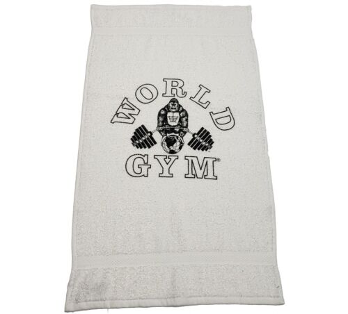 NEW Official World Gym Gorilla Workout Towel Soft 100% Ringspun Cotton