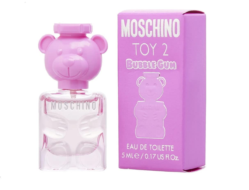 Mini 0.17 Oz EDT Splash Moschino Toy 2 Bubble Gum Women's Perfume Travel Size