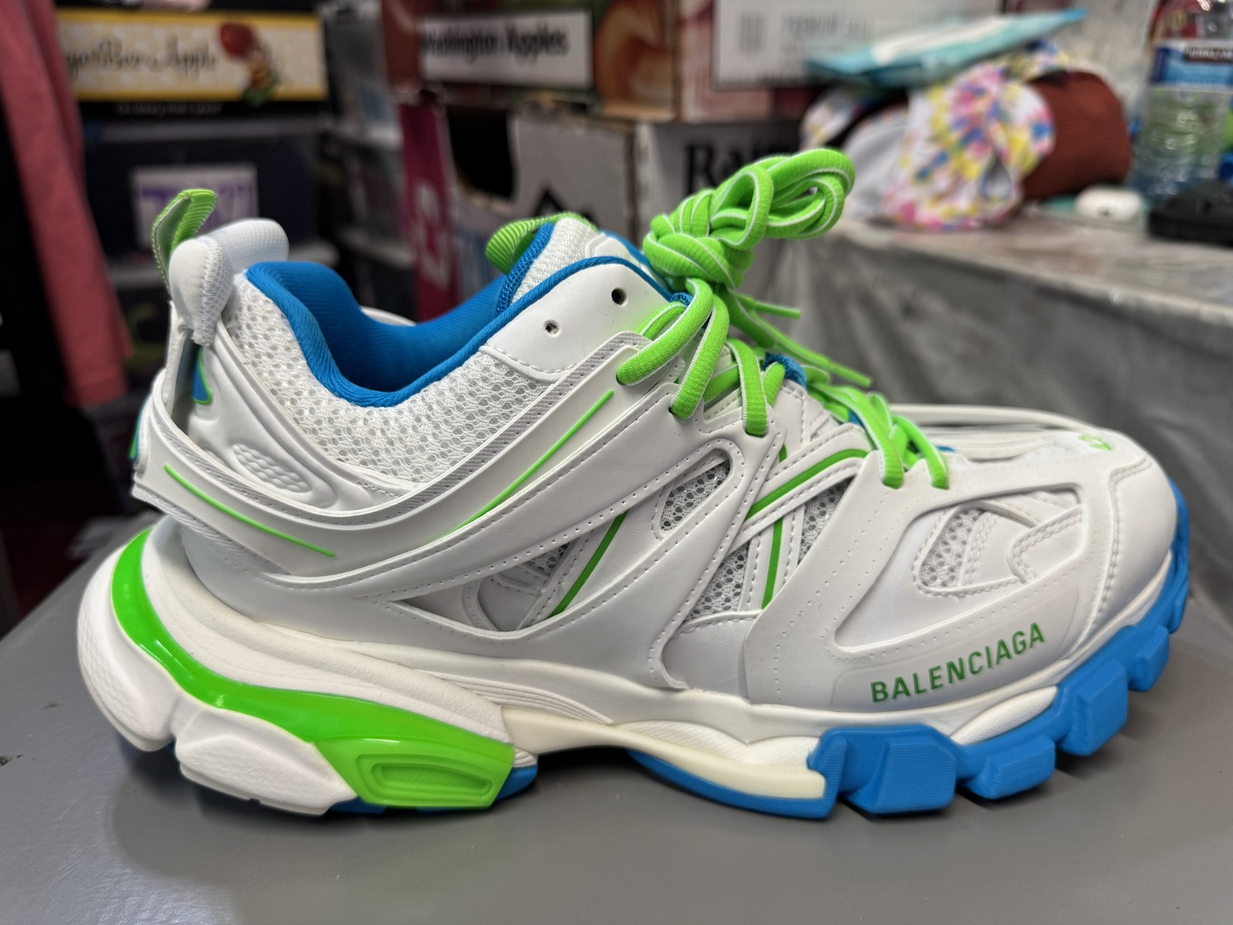 【関税込み】balenciaga TRACK' SNEAKERS BALENCIAGA Track Men's Sneakers Size 42E EU/ 9M US WHITE