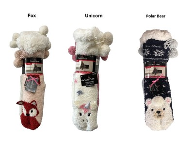 

Женские носки-шлепанцы Cuddl Duds на подкладке из шерпы, размер 4–10