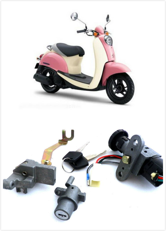 Ignition Switch Barrel Lock Set Chinese Scooter Parts Geely Jl50qt 21 Tommy 50 Ebay