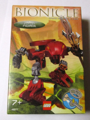 LEGO BIONICLE 4877 RAHAGA NORIK 2005 UNUSED NEW SEALED