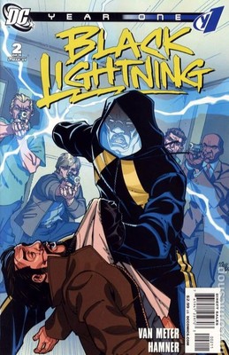 Black Lightning Year One #2 VG 2009 Stock Image Low Grade