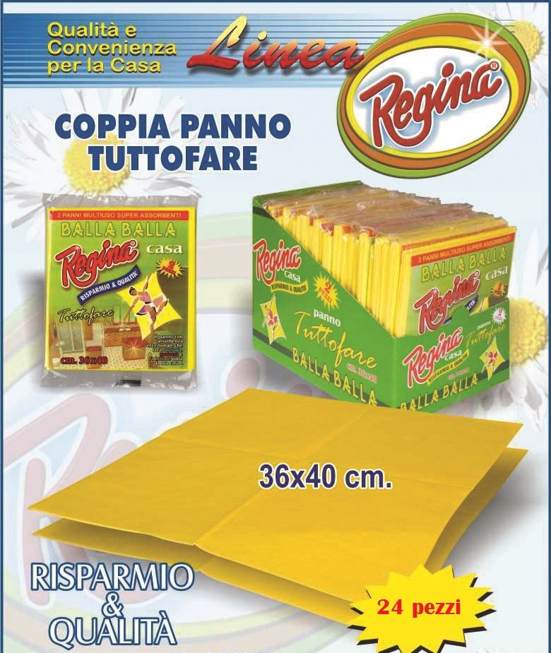 Set 24 Pezzi Panno Casa TuttoFare Balla Balla Multiuso 36x40cm Lava Asciuga dfh