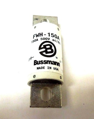 Bussmann Fuse FWH-150A 500V AC/DC Semiconductor HS Bolt On 543F2