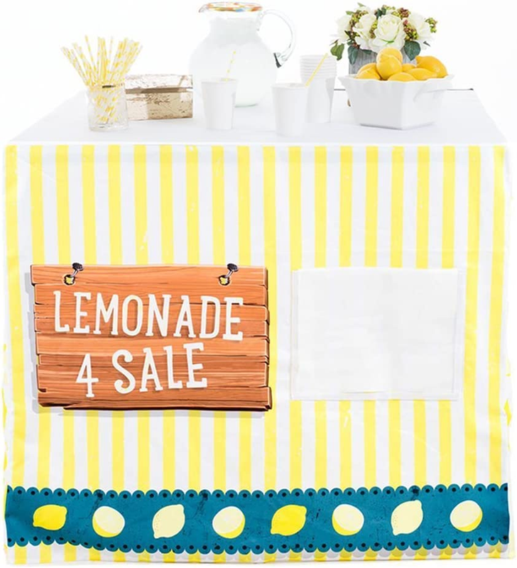Lil' Biz Polyester Easy Lemonade Stand Card Table Cover