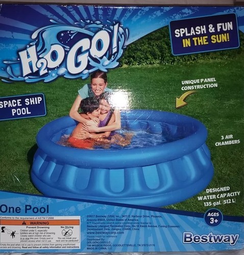 H2O GO! Inflatable Space Ship One Pool Bestway ages 3+ 59