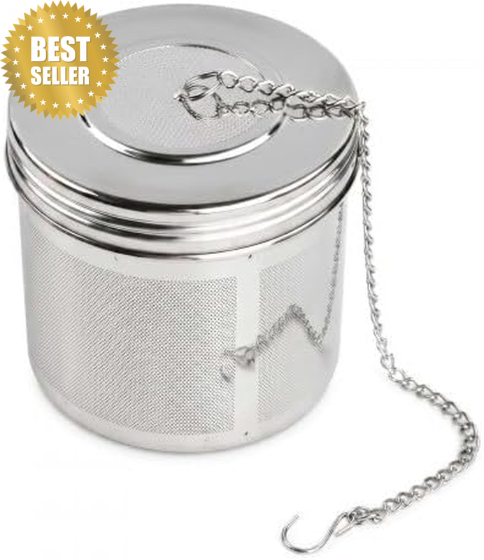 Stainless Steel Tea Infuser, Loose Leaf Strainer, Seasoning Strainer