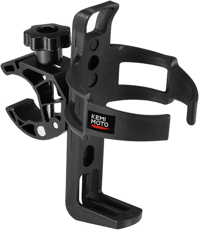KEMIMOTO ATV Cup Holder Motorcycle Bottle Holder Univesal Drink Holder with Meta