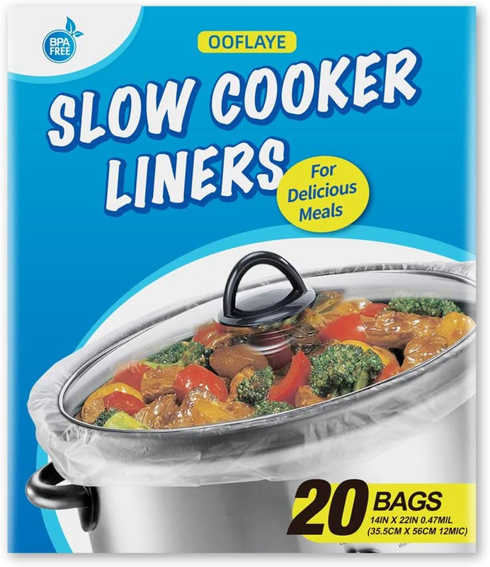 20 Counts Slow Cooker Liners and Cooking Bags, Extra Large S