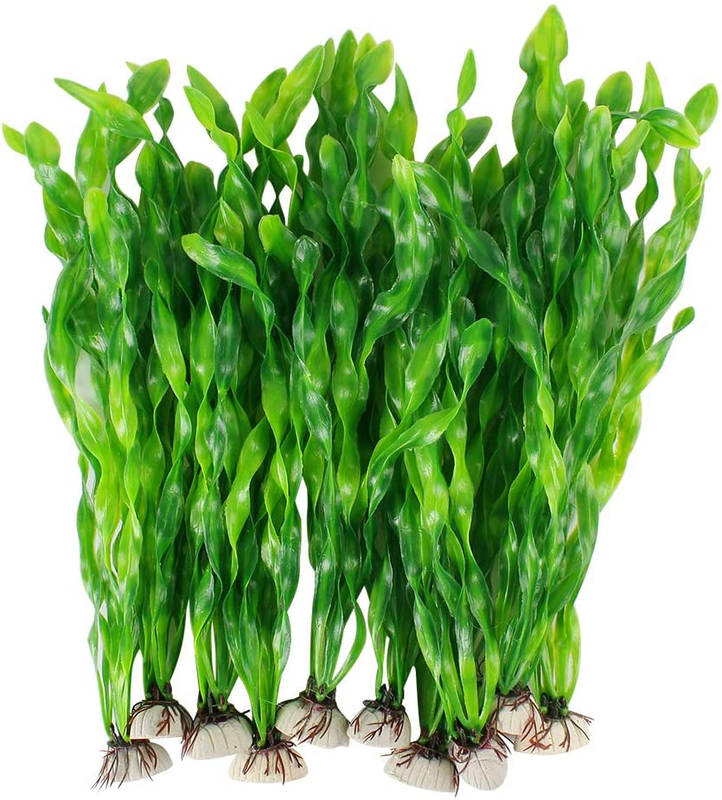 Artificial Seaweed Water Plants Aquarium Plastic Fish Tank Decorations 10 PCS