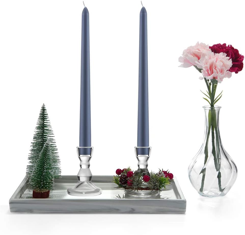 Decorative Taper Candle Holder, Glass Candle Holder Bulk for Taper Candlesticks,