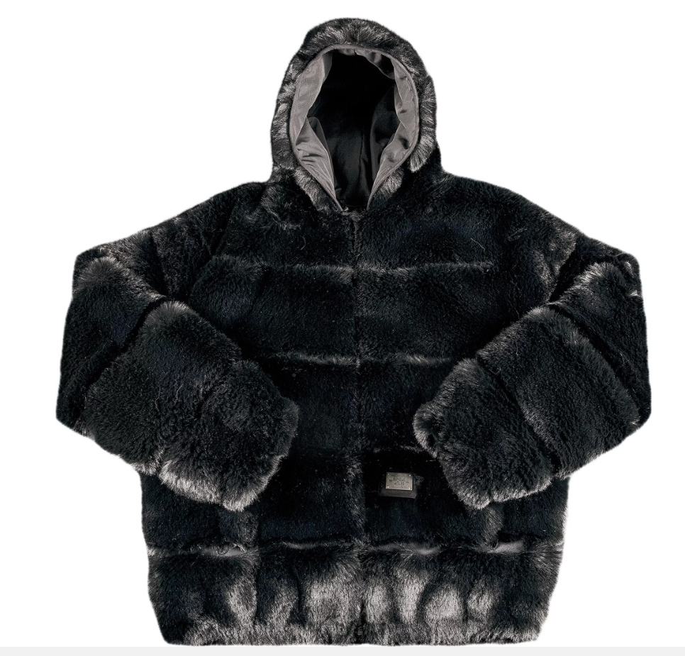 Supreme WTAPS Faux Fur Hooded Jacket Size Xlarge Black FW21 Brand ...