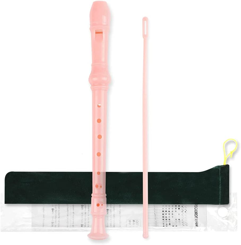 Mr.Power 8 Hole Soprano Recorder (Pink)