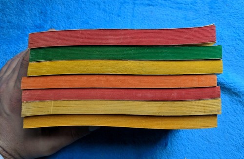 VINTAGE SCI-FI 7 Paperback Book Lot Nerves Sunburst The Mutants Blazon