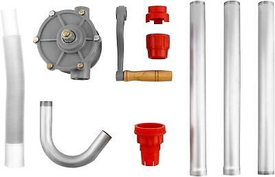 Aluminum Drum Rotary Hand Pump, Barrel Hand Crank Oil Gas Barrel Rotary Oil Fuel