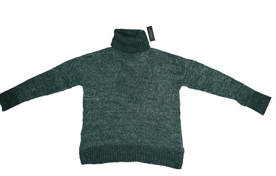 Banana Republic Cozy Oversized Turtleneck Sweater Ribbed Neck Recycled Womens M