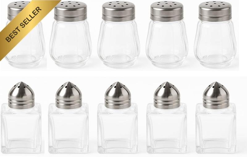 10Pcs Mini Spice Shaker Set Small BBQ Seasoning Dispensers with Stainless Steel