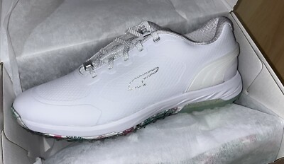 Puma X PTC Alphacat Nitro Size 10.5 White Aquagreen Floral 