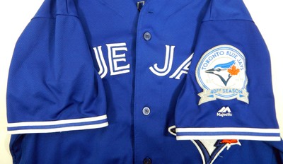 2016 Toronto Blue Jays Jesse Chavez #30 Game Used Blue Jersey 40th Anv Patch
