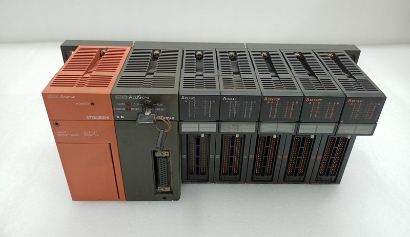 Mitsubishi Milsec A2uscpu A1s63p A1sx42 X 2pc/A1sy42p X 3pc