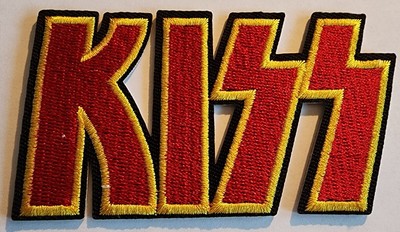 Music Legends Kiss Embroidered patch 1 3/4 x 2 x 3 1/2''