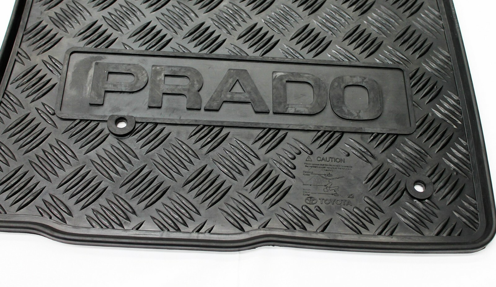 TOYOTA PRADO 120 SERIES RUBBER FLOOR MATS FRONT 20022009 NEW GENUINE