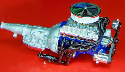 Small Block Ford  Engine, Motor, parts, Junkyard 1:25 Hot Rod