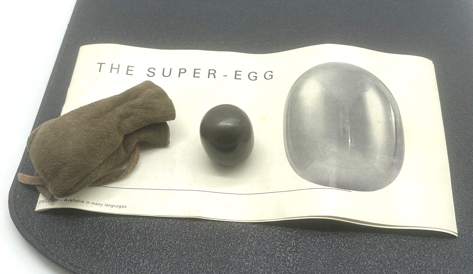 Original Brass Super-Egg by Piet Hein Denmark 1966 with